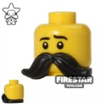 LEGO Hair Moustache Black