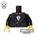LEGO Mini Figure Torso Black Formal Jacket