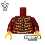 LEGO Mini Figure Torso Gold Trimmed Jacket Shakespeare