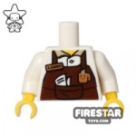 LEGO Mini Figure Torso Barista Uniform Larry