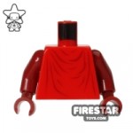 LEGO Mini Figure Torso Star Wars Royal Guard Robe Dark Red Arms