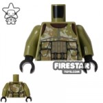 LEGO Mini Figure Torso Camouflage Elite Corps Trooper
