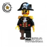 LEGO Pirate Mini Figure Captain Brickbeard