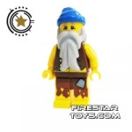 LEGO Pirate Mini Figure Pirate Long Gray Beard