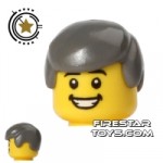 LEGO Hair Short Hair Dark Gray