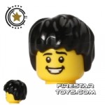 LEGO Hair Tousled Black