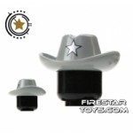 LEGO Cowboy Sheriff Hat Gray