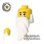LEGO Hair Beard White