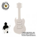 Amazing Armory White Electric Guitar 7