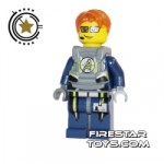 LEGO Agent Mini Figure Agent Fuse Body Armor