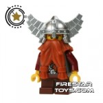 LEGO Castle Fantasy Era Dwarf Dark Orange Beard