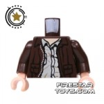 LEGO Mini Figure Torso Brown Jacket