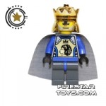 LEGO Castle Fantasy Era Crown King With Gray Cape
