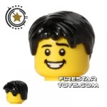 LEGO Hair Short Tousled Black