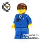 LEGO City Mini Figure Airport Worker Glasses