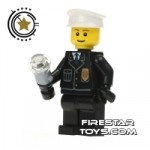 LEGO City Mini Figure Police Rare Light Up Torch Version