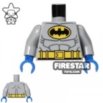 LEGO Mini Figure Torso Batman Light Blueish Gray and Blue Suit