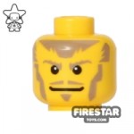 LEGO Mini Figure Heads Light Brown Beard and Sideburns