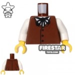 LEGO Mini Figure Torso Brown Waistcoat