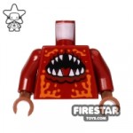 LEGO Mini Figure Torso Atlantis Mouth and Sharp Teeth
