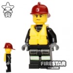 LEGO City Mini Figure  Fire Life Jacket 3