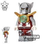 LEGO Legends of Chima Mini Figure Worriz Pearl Gold Armour