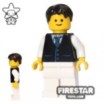 LEGO City Mini Figure Businessman White Trousers