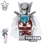 LEGO Legends of Chima Mini Figure Worriz Flat Silver Armour