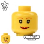 LEGO Mini Figure Heads Yellow Female Smiling