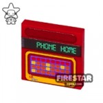 Printed Tile 2×2 Speak and Spell Toy