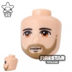 LEGO Friends Mini Figure Heads Light Brown Beard