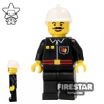 LEGO City Mini Figure Fire Chief Flame Badge