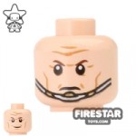 LEGO Mini Figure Heads Chin Strap Frown Lines