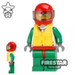 LEGO City Mini Figure Fire Boat Driver 2