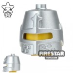 LEGO Eye Slit Castle Helmet Metallic Silver