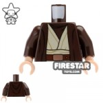 LEGO Mini Figure Torso Star Wars Dark Brown Robe