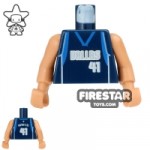 LEGO Mini Figure Torso NBA Dallas Mavericks 41