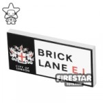 Printed Tile 2×4 Brick Lane Street Sign
