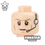 LEGO Mini Figure Heads Headset Frown