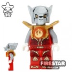 LEGO Legends of Chima Mini Figure Worriz Fire Chi Armour