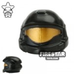 BrickForge Shock Trooper Helmet Black and Gold