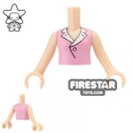 LEGO Friends Mini Figure Torso Pink Shirt