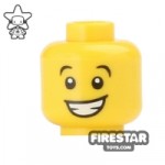 LEGO Mini Figure Heads Surprised Smile