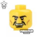 LEGO Mini Figure Heads Grimace War Paint