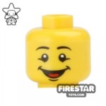 LEGO Mini Figure Heads Open Smile and Dimples