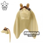 LEGO Mini Figure Heads Star Wars Gungan Dark Brown Mask
