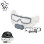 BrickForge Tactical Goggles White and Dark Blueish Gray