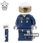 LEGO City Mini Figure Forest Police Helicopter Pilot 4