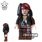LEGO Pirates Of The Caribbean Mini Figure Captain Jack Sparrow Jacket