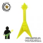 Amazing Armory Transparent Yellow Electric Guitar 2